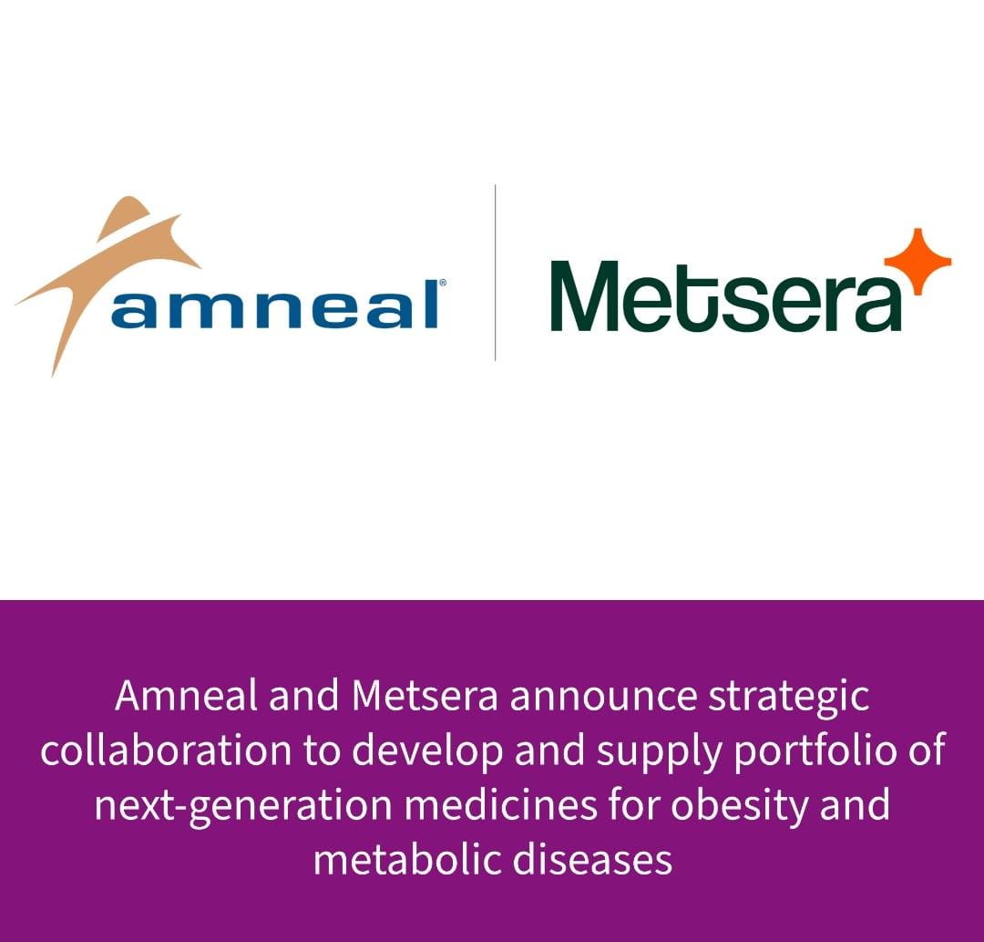 Amneal and Metsera Announce Strategic Collaboration to Develop and Supply Portfolio of Next-Generation Medicines for Obesity and Metabolic Diseases